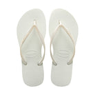 Havaianas Slim Womens Sandal 0001-White 6