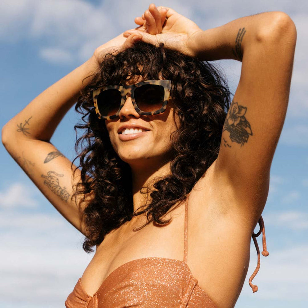 Electric Crasher Sunglasses Matte Tort OhmBlackGradient Oversized