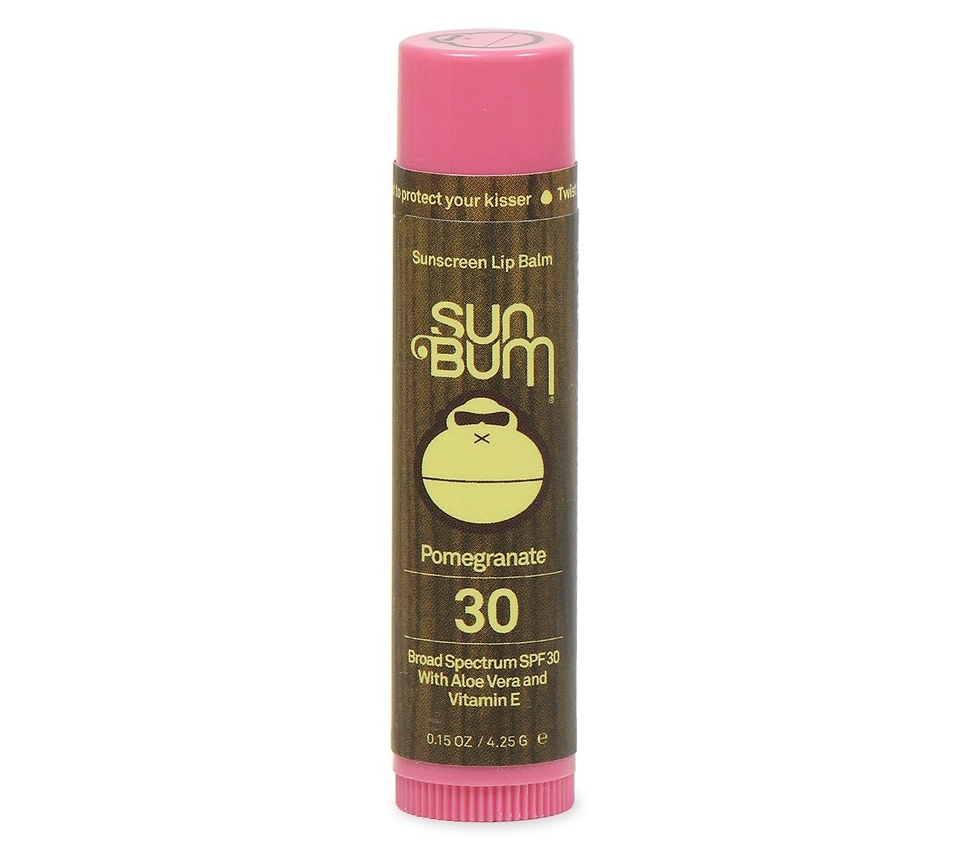 Sun Bum Lip Balm SPF 30 Pomegranate 0.15