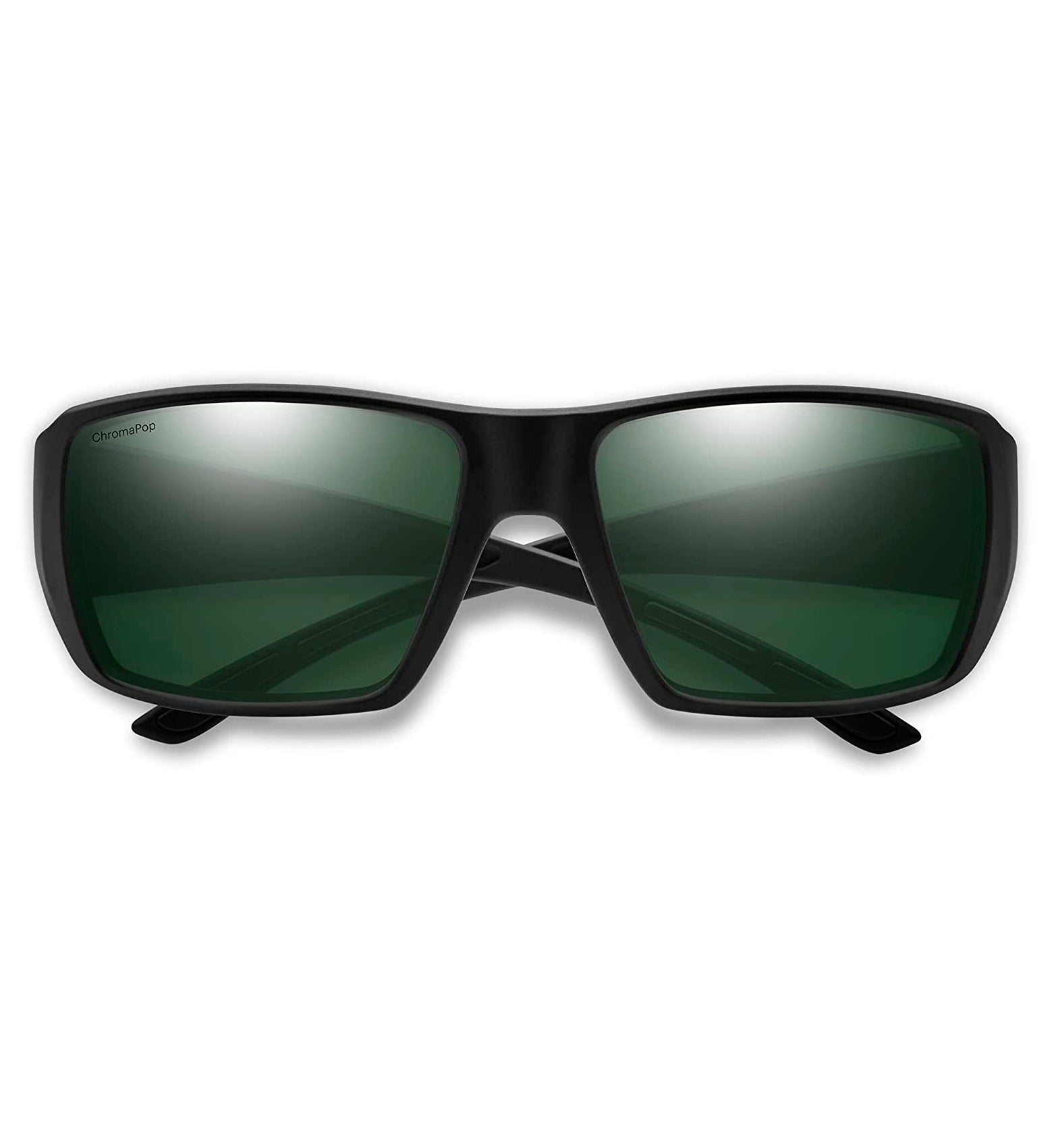 Smith Guide's Choice XL Polarized Sunglasses Matte Black Gray Green ChromaPOP