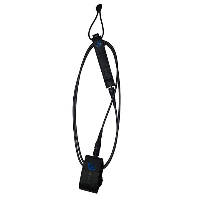 Creatures of Leisure Superlite Lite Leash Black-Cyan 6ft0in