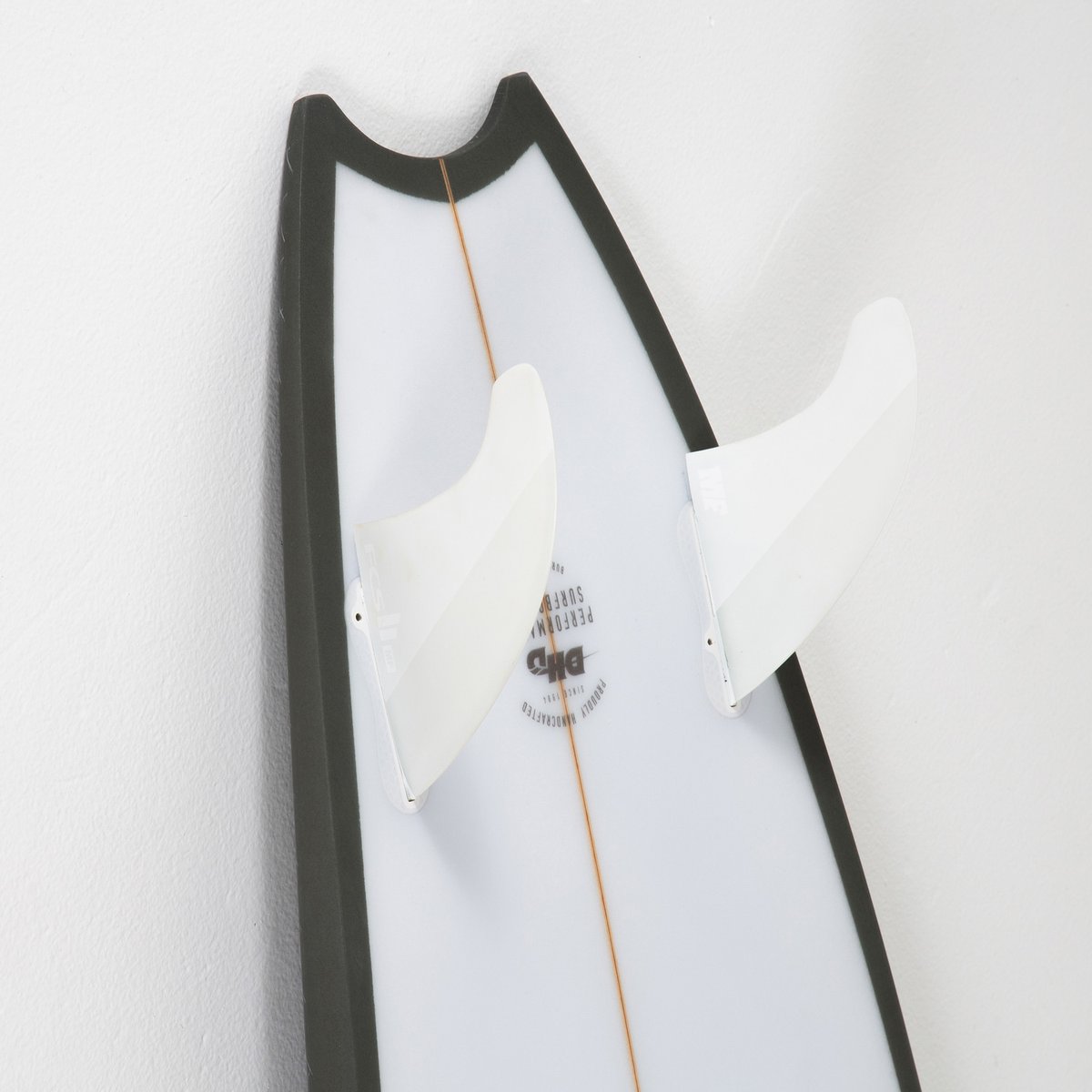 FCS 2 MF PC Twin+1 Fin Set White XLarge