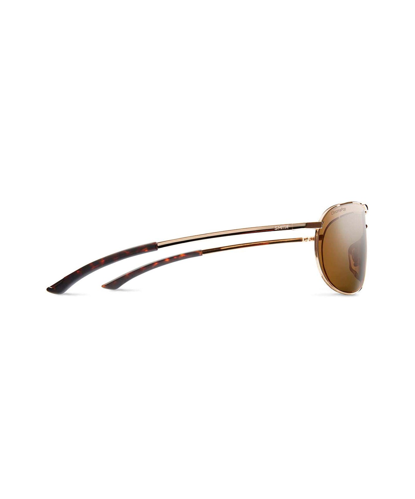 Smith Serpico 2.0 Polarized Sunglasses Gold Brown Chromapop