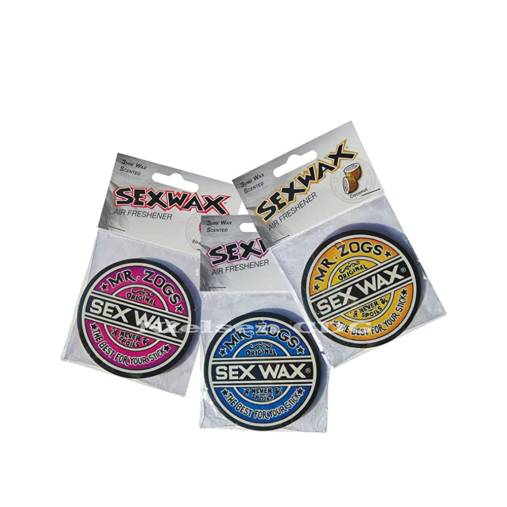 Sex Wax Air Freshener, 4-Pack, Coconut, Pineapple, Strawberry, Grape