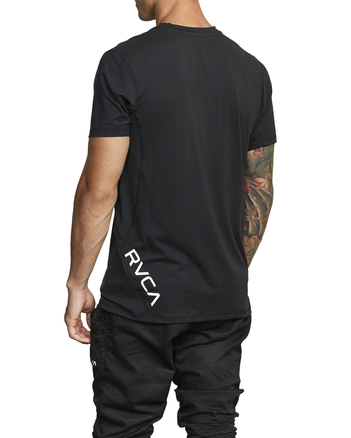 RVCA Sport Vent SS Tee BLK-Black XL