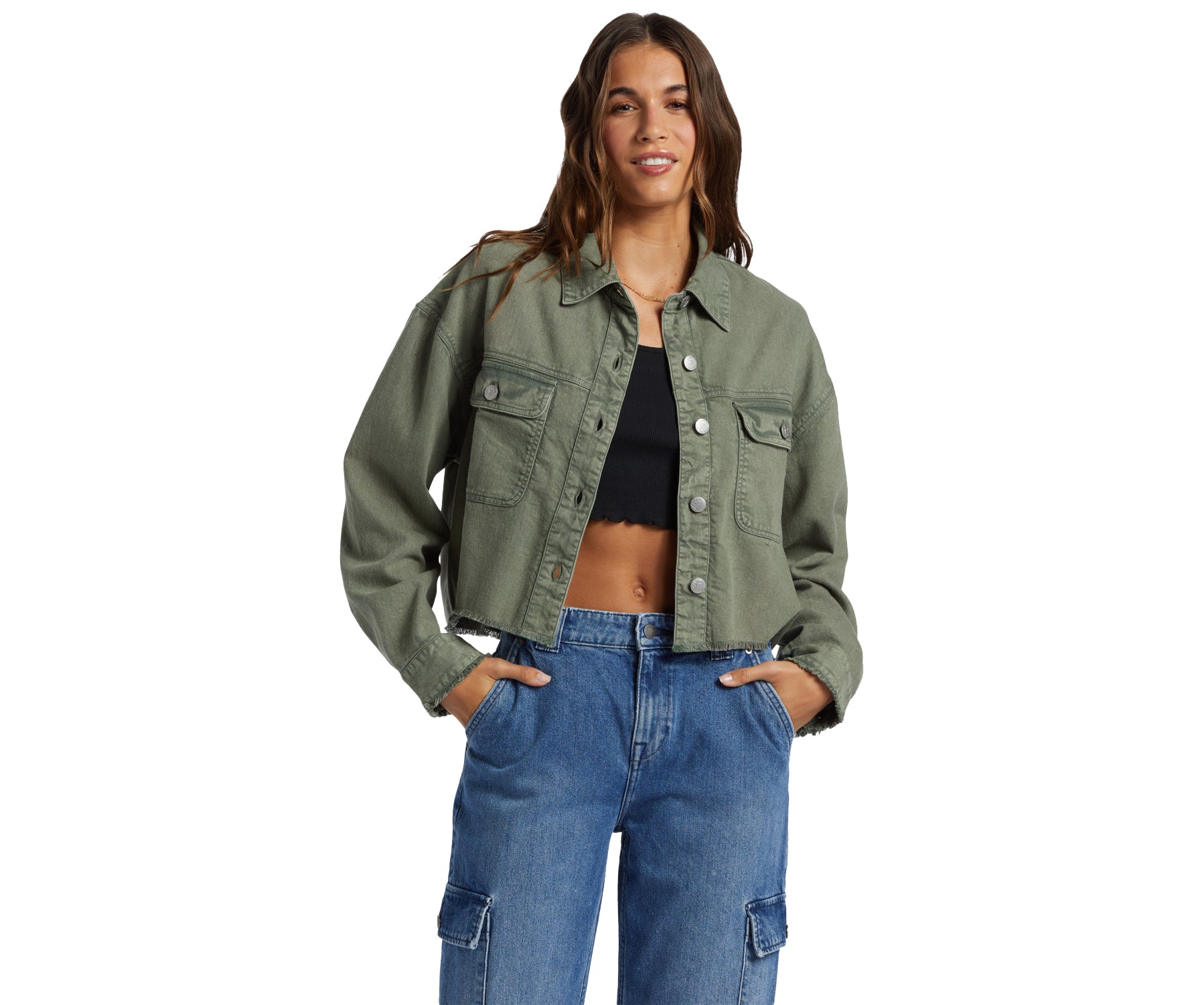 Roxy Sunset Sands Cut Off Jacket