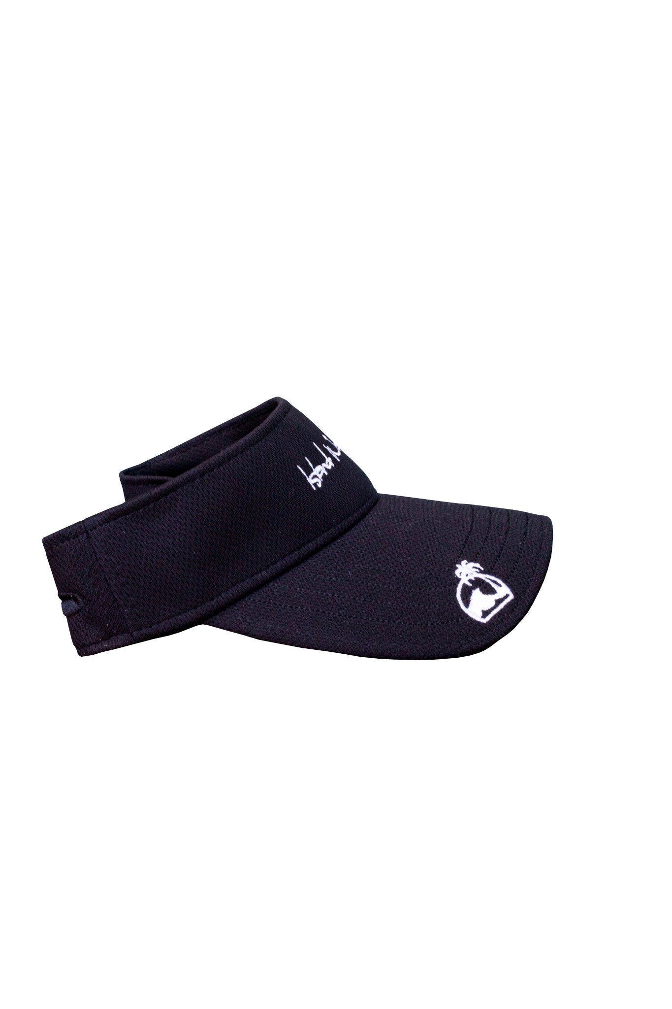Island Water Sports Classic Script Visor Black OS