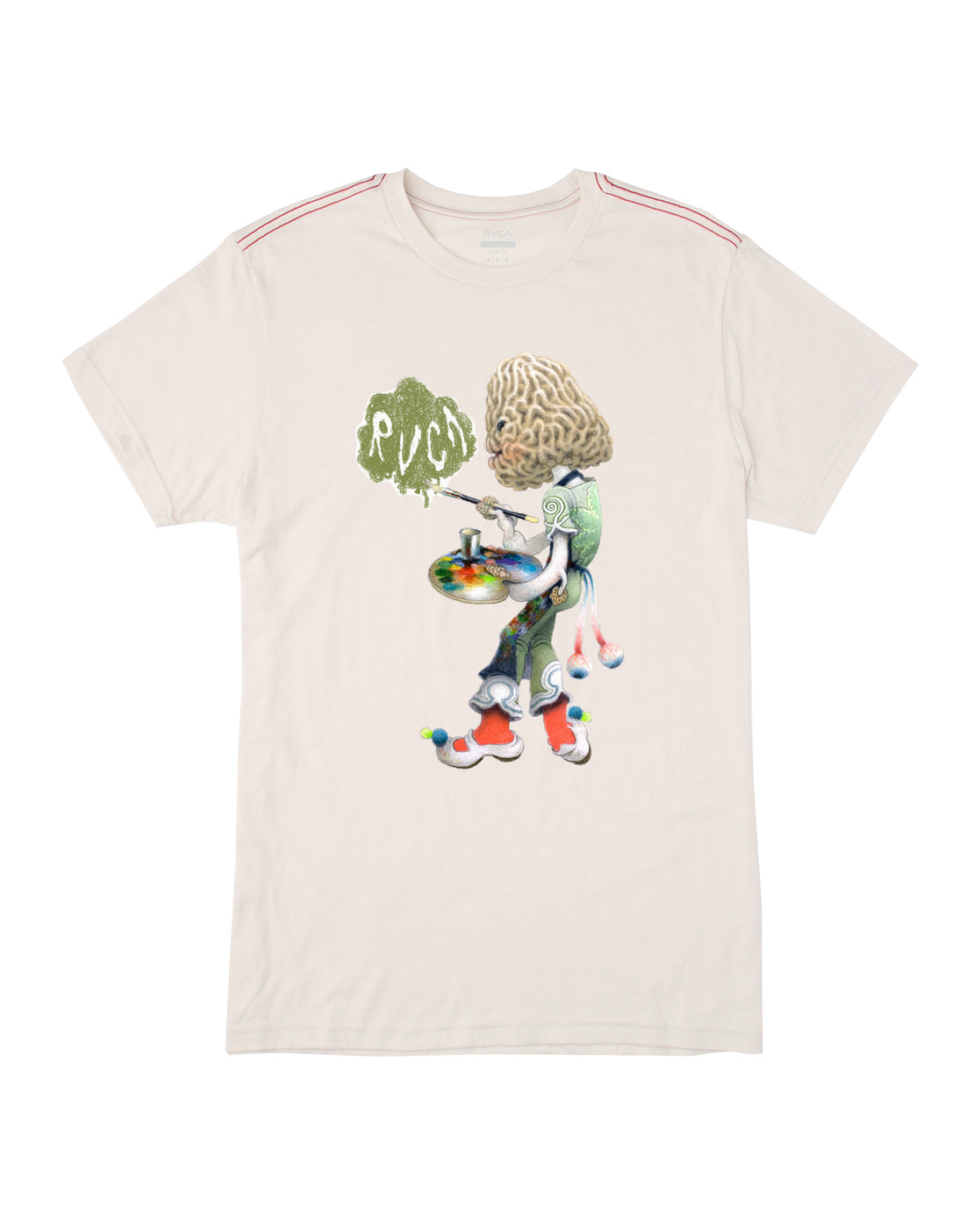 RVCA Gordon Painter Tee ANW-Antique White XL