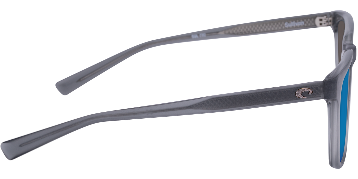 Costa Del Mar Sullivan Polarized Sunglasses MatteGreyCrystal BlueMirror 580G
