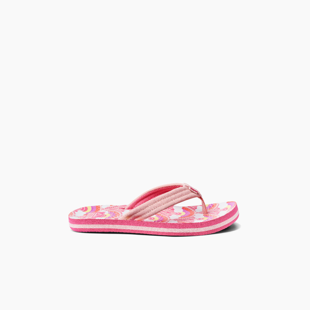 Reef Ahi Girls Sandal Rainbows and Clouds23 4 Y