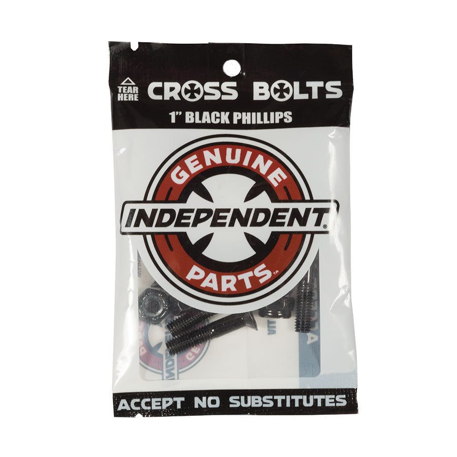 Independent Genuine Parts Phillips Hardware Black 1"