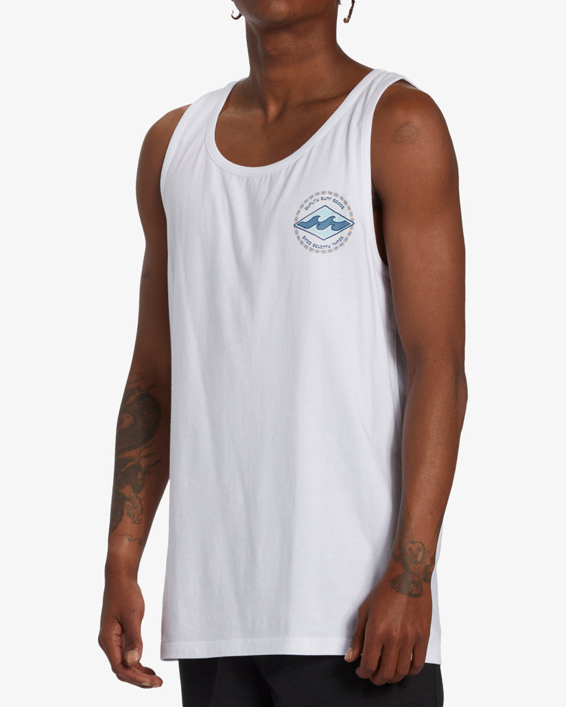 Billabong Rotor Diamond Tank Top White M