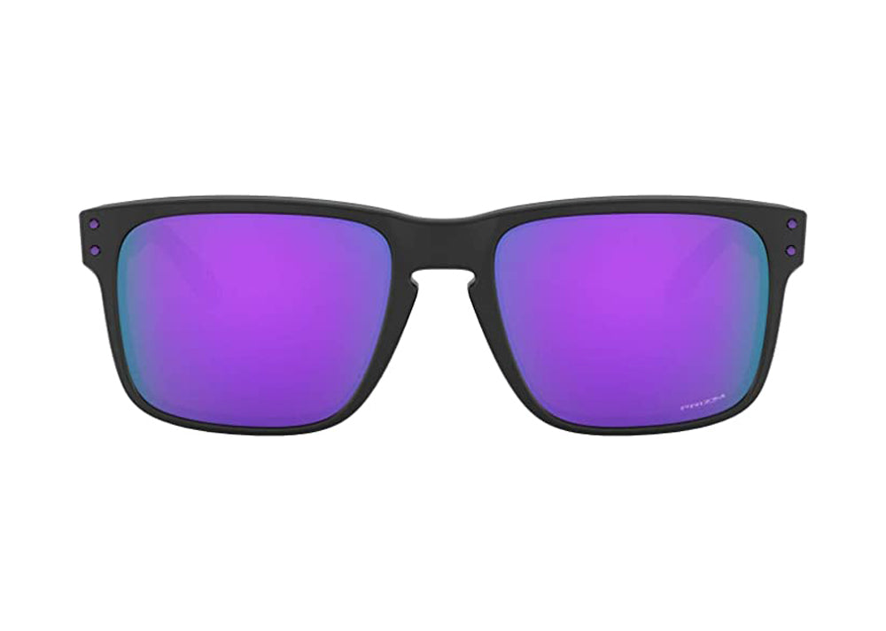 Oakley Holbrook Sunglasses MatteBlack VioletIridum Square