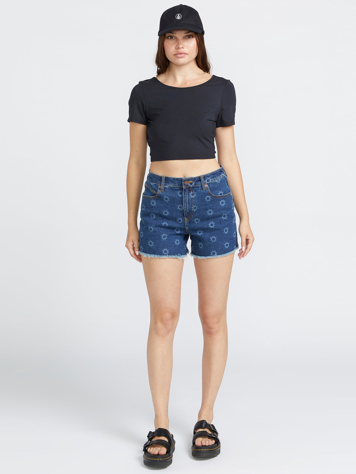 VOLCOM HAD ME AT ALOHA TOP BLK-BLACK S