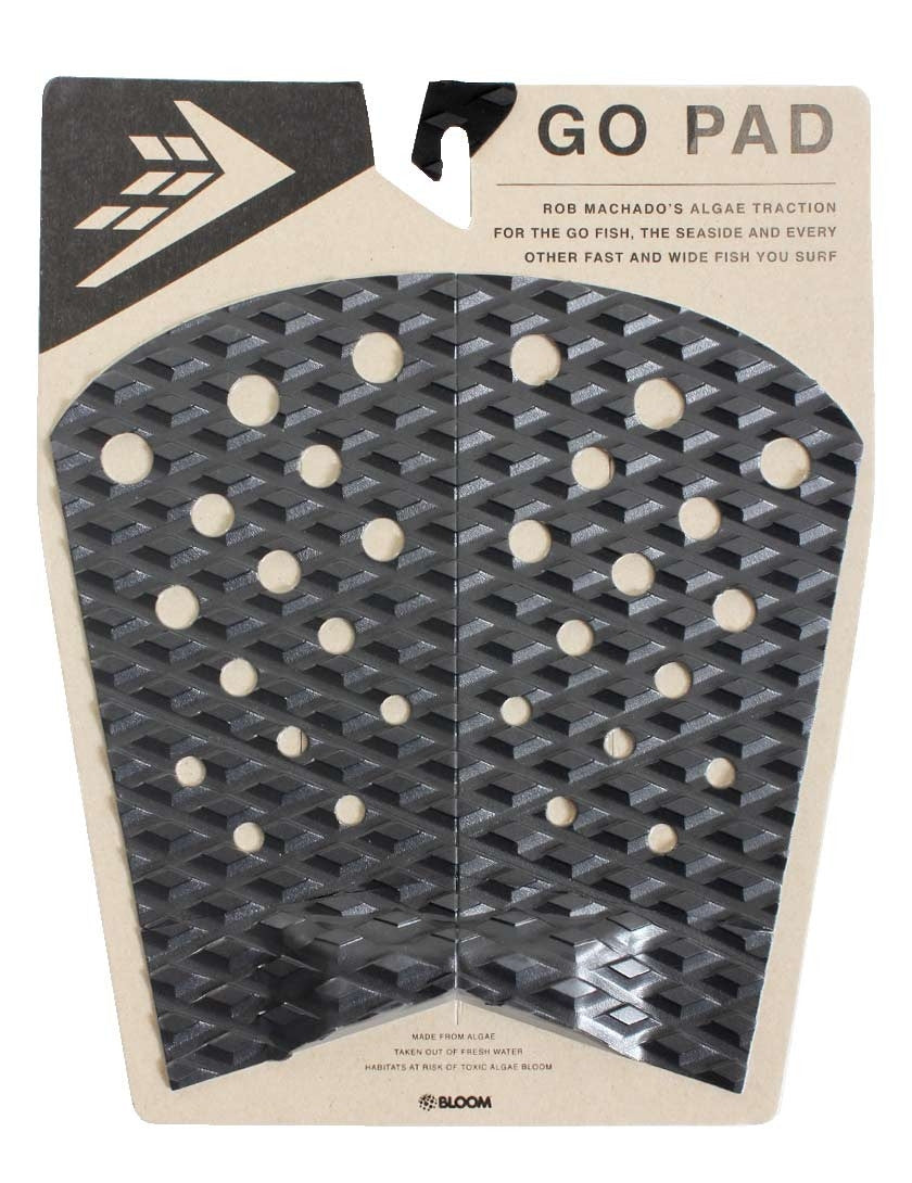 Firewire Surfboards Rob Machado Go Pad Traction 4 Piece Charcoal-Black