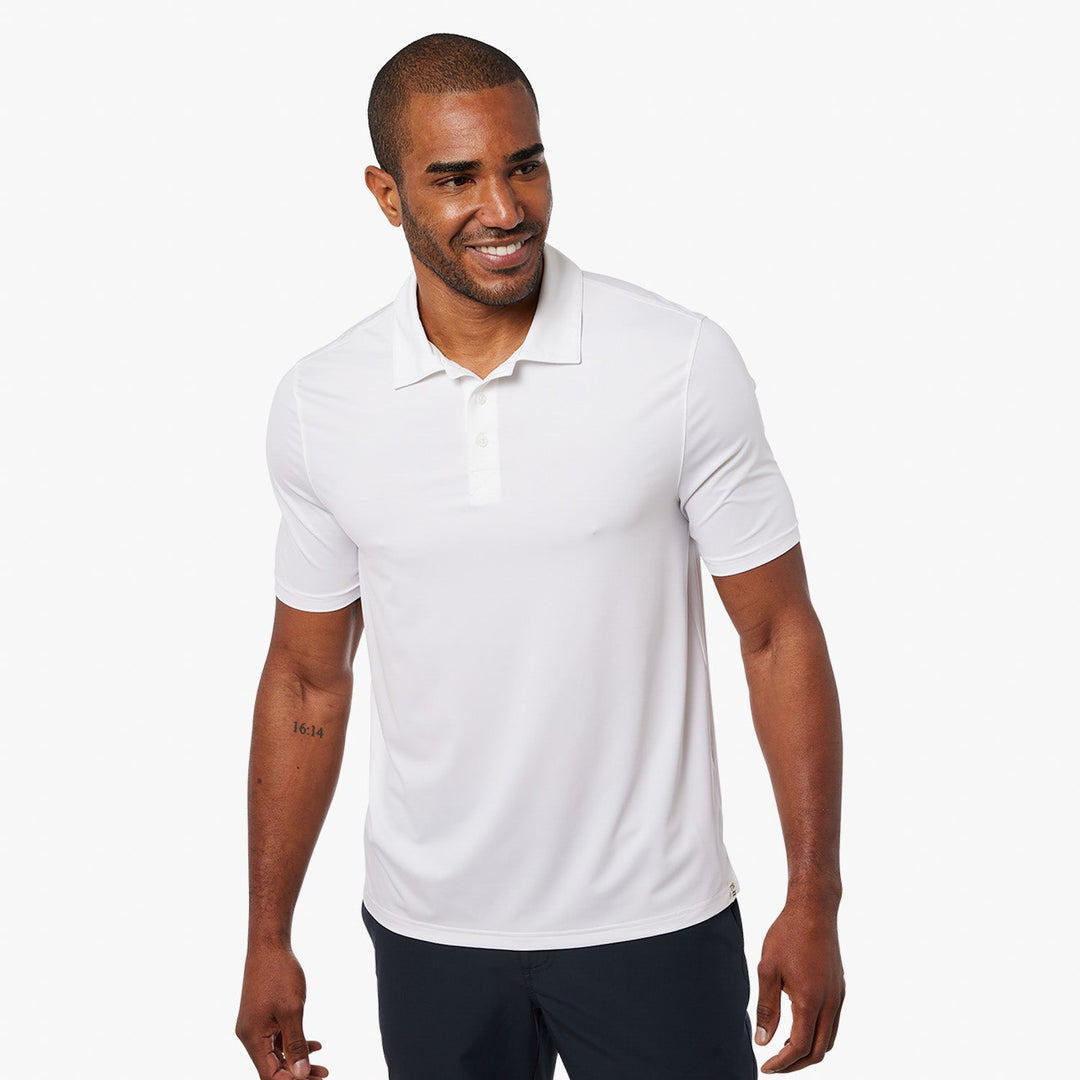 Fair Harbor Midway Polo 100-White M