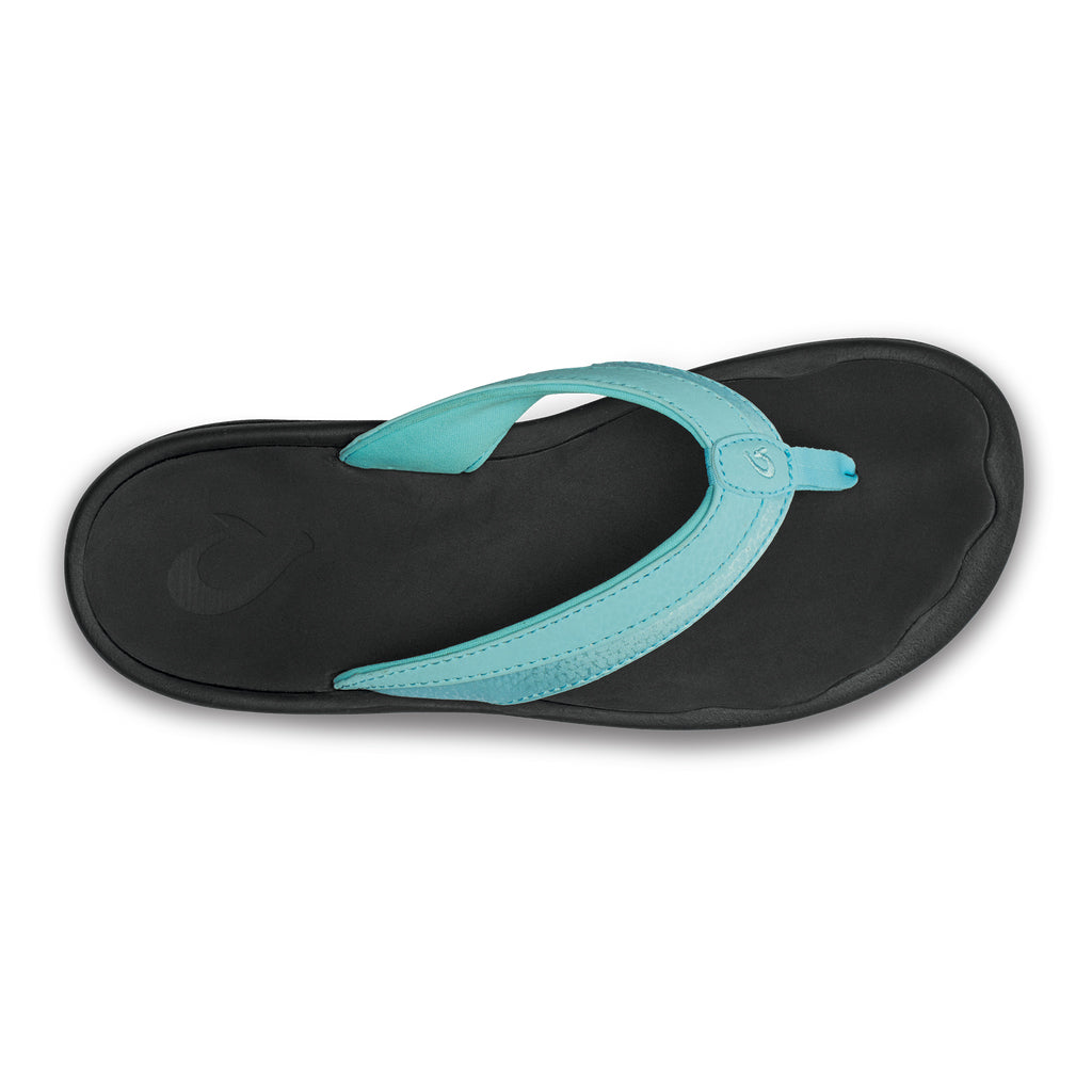 Olukai Ohana Womens Sandal 1V40-Sea Glass-Black 5