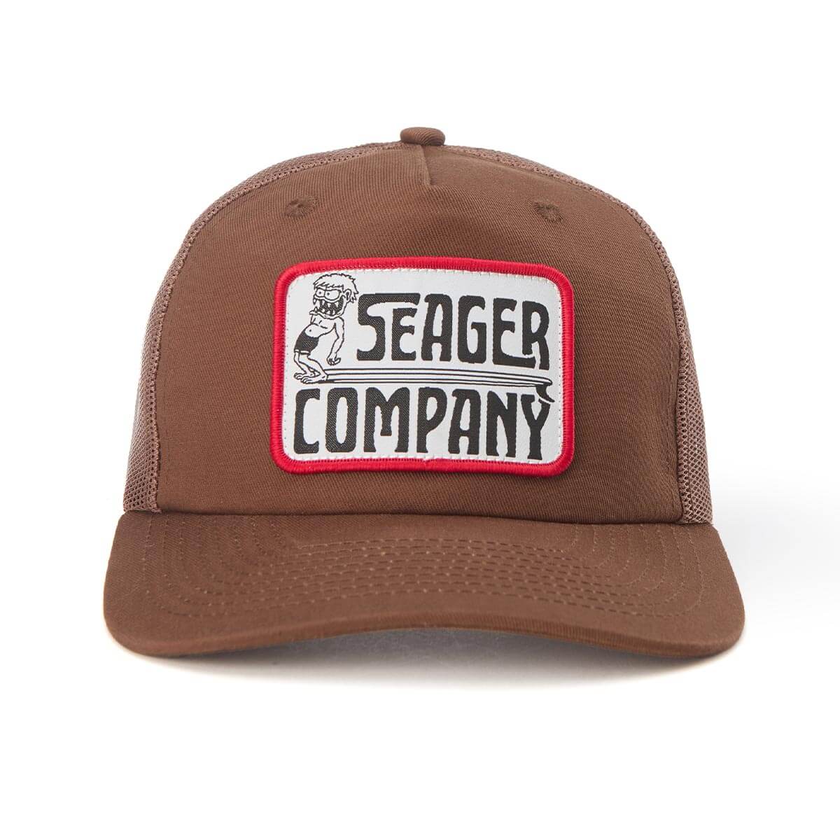 Seager Pocket Creep Trucker Hat Brown OS