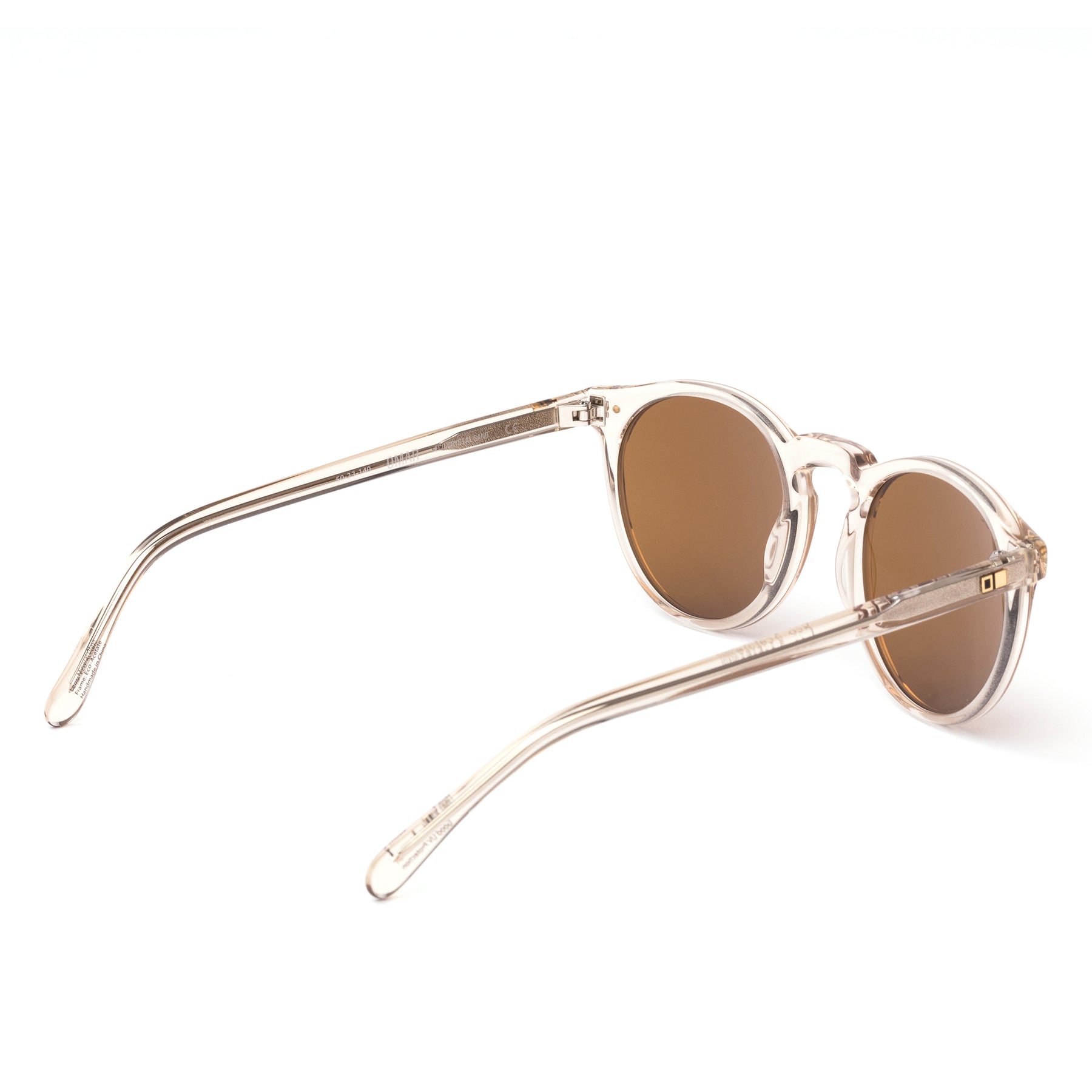 Otis Omar X Sunglasses EcoCrystalSand BrownPolar Round
