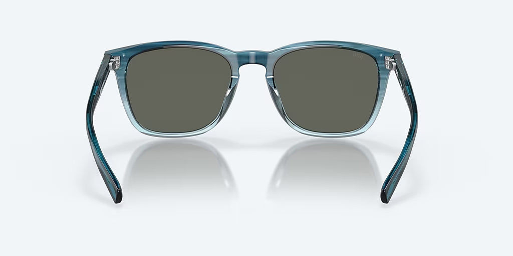 Costa Del Mar Sullivan Polarized Sunglasses ShinyDeepTealFade GraySilverMirror 580G