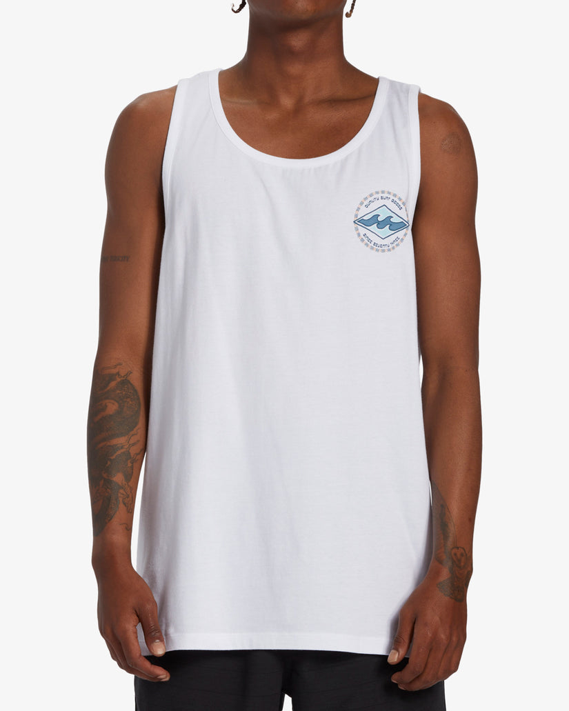 Billabong Rotor Diamond Tank Top White M