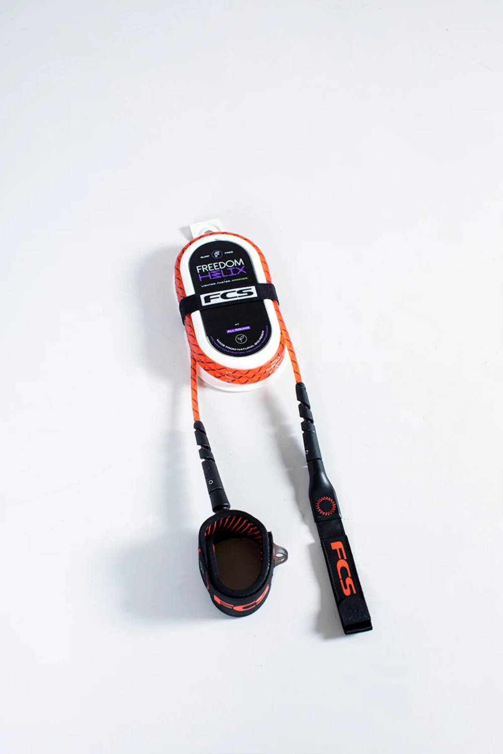 FCS Freedom Helix All Around Leash Red-Black 6ft0in