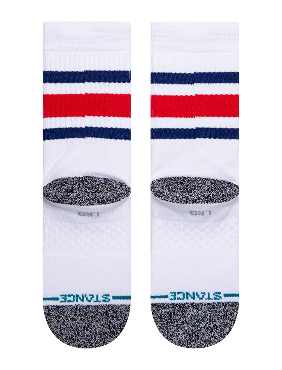 Stance OG St Kids Crew Socks WHT M