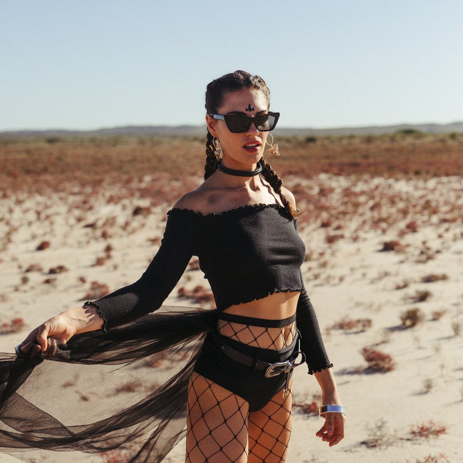 Sito Wonderland Polarized Sunglasses Black IronGrey