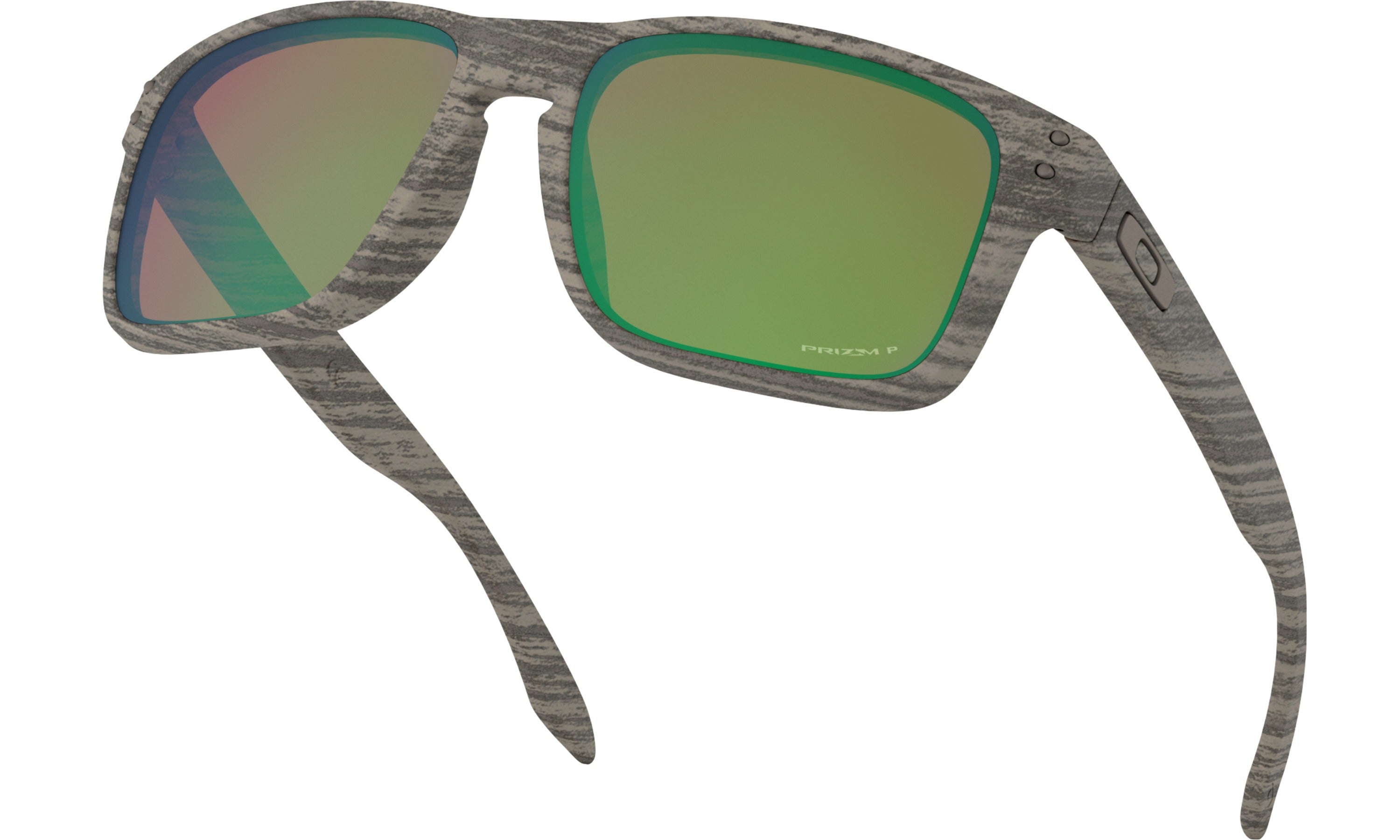 Oakley Holbrook Polarized Sunglasses Woodgrain PrizmShallowWater Square