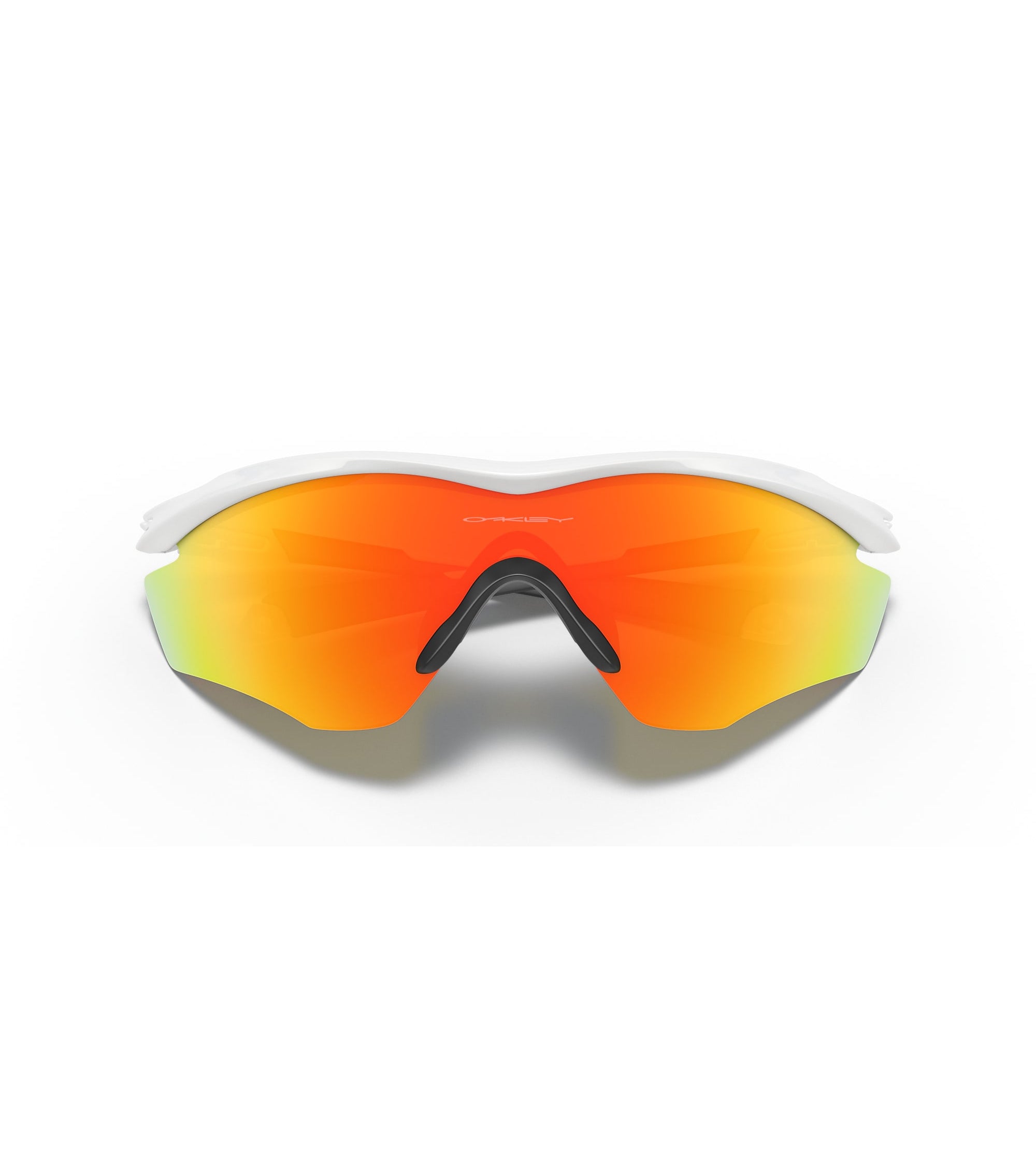 Oakley M2 XL Sunglasses PolishedWhite Fire Iridium Wrap