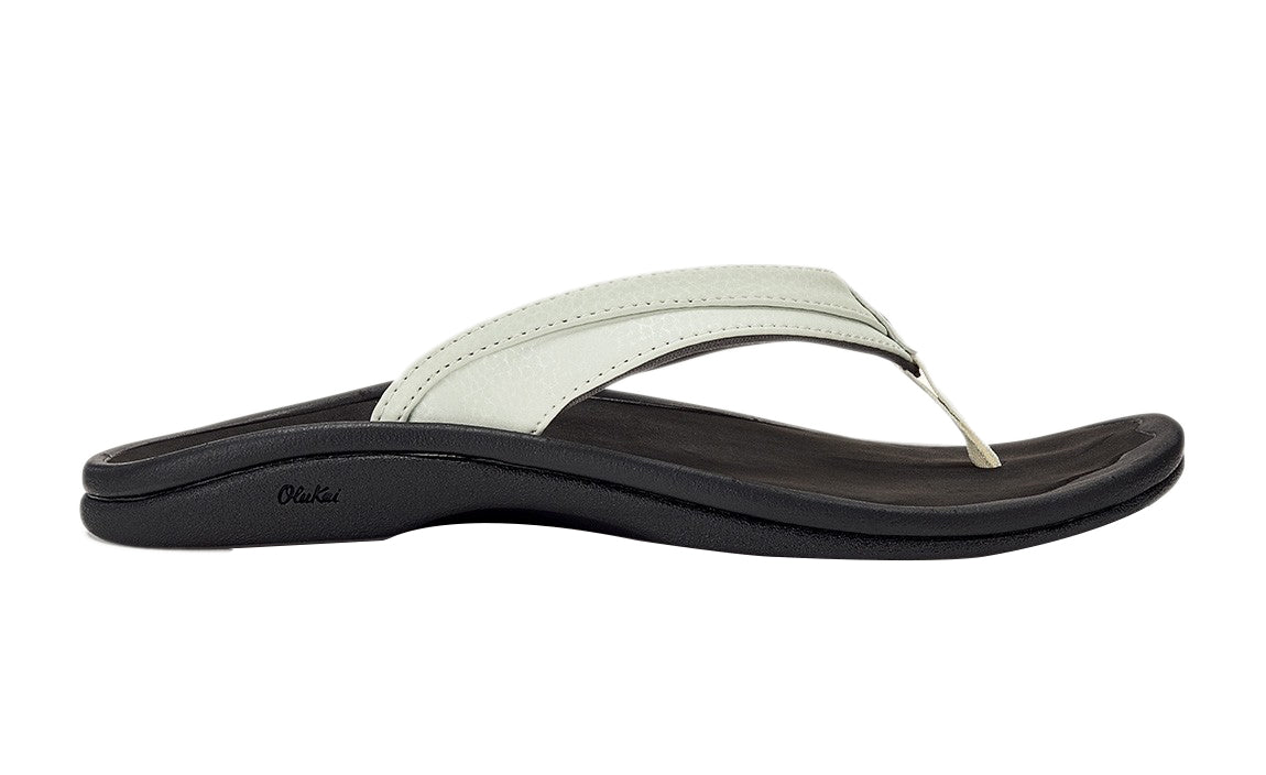 Olukai Ohana Womens Sandal 4R40-White-Black 5