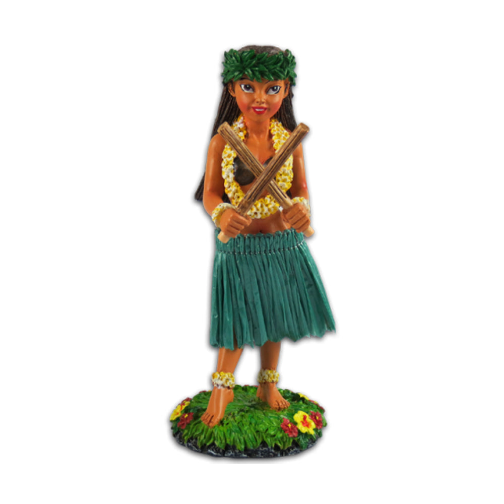 KC Hawaii Mini Hula Poili Pilialoha Dashboard Doll