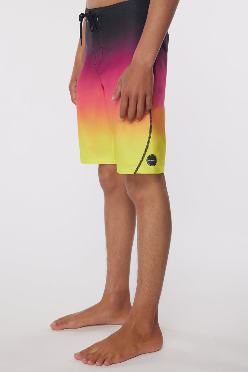 O'neill Boys Hyperfreak S-Seam Fade Boardshorts BLK 30