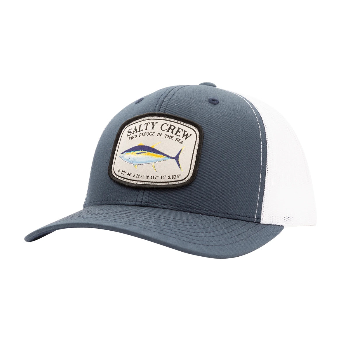 Salty Crew Pacific Retro Trucker Hat Navy/White OS