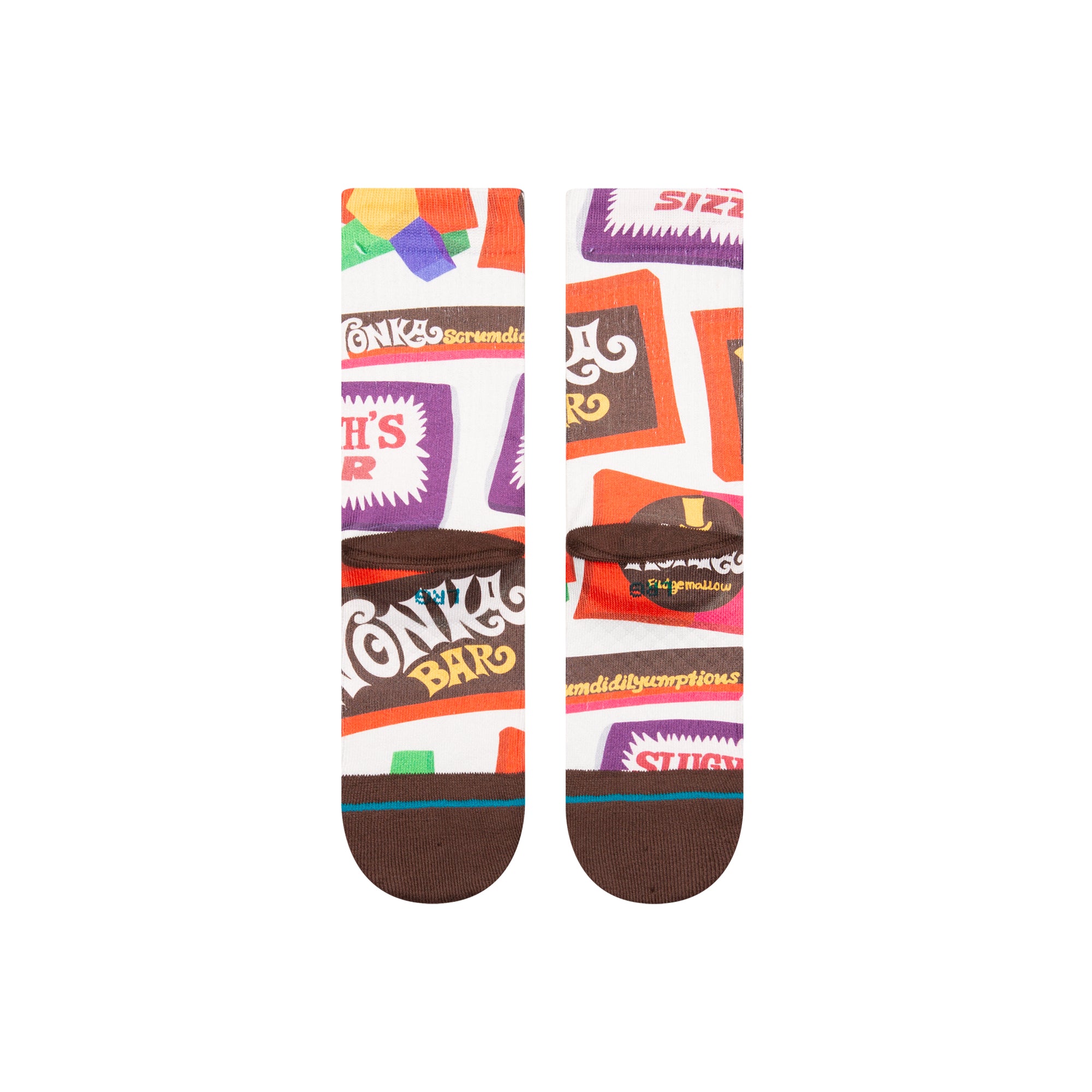 Stance Wonka Bars Crew Sock BRN L