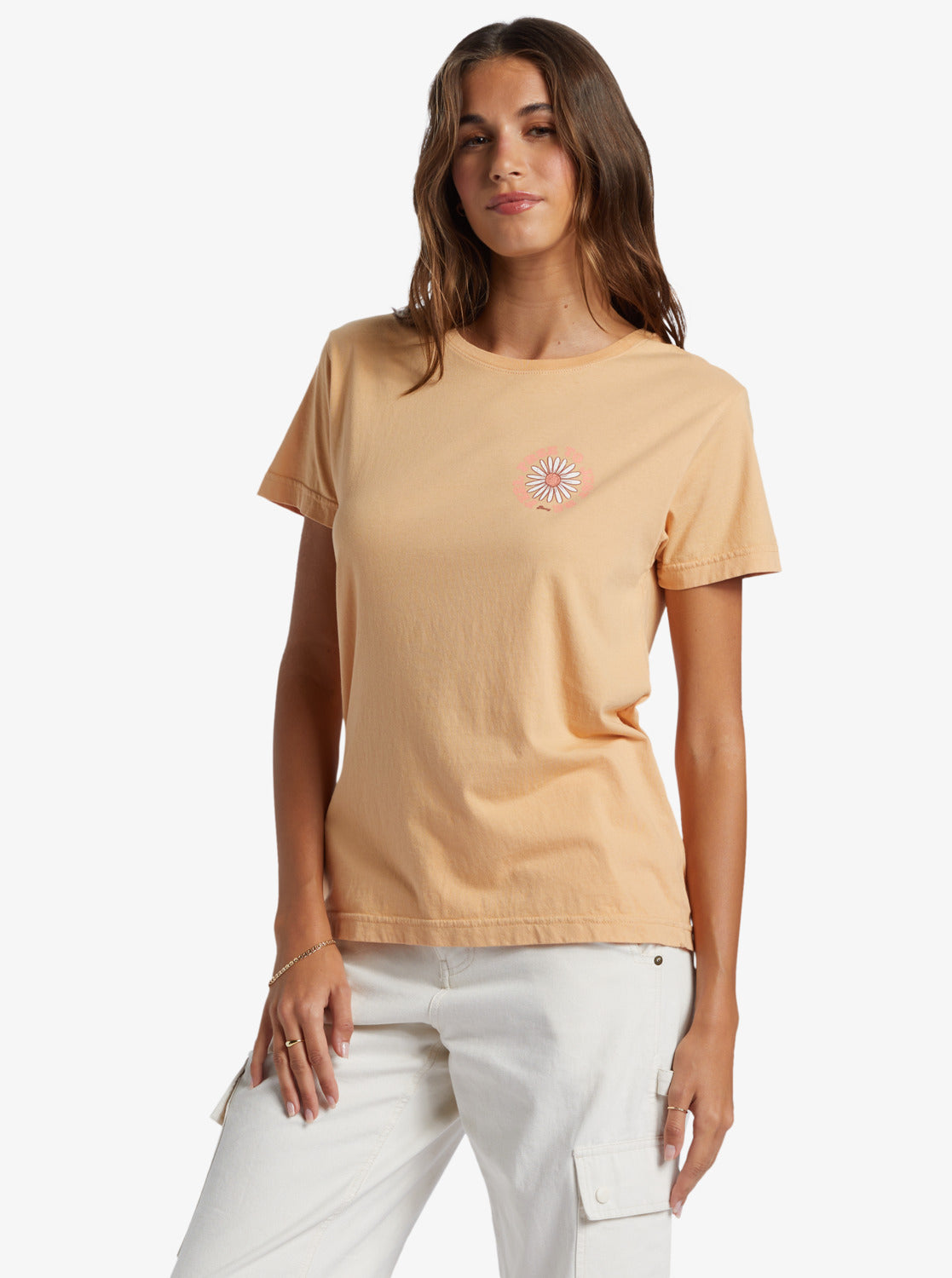 Roxy Feel Free Boyfrind Crop SS Tee CJJ0 XS