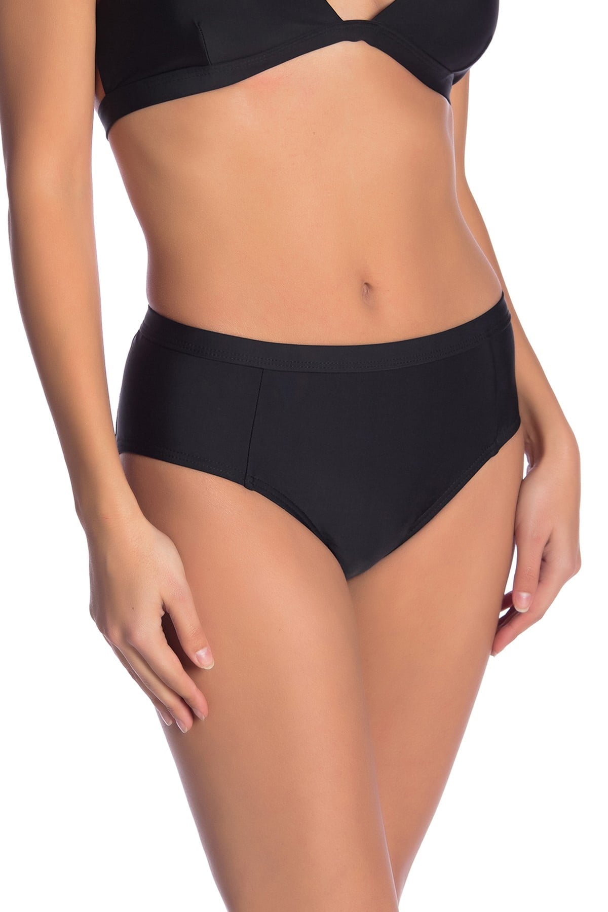 H20 Retro Highwaisted Bikini Bottom BLK S