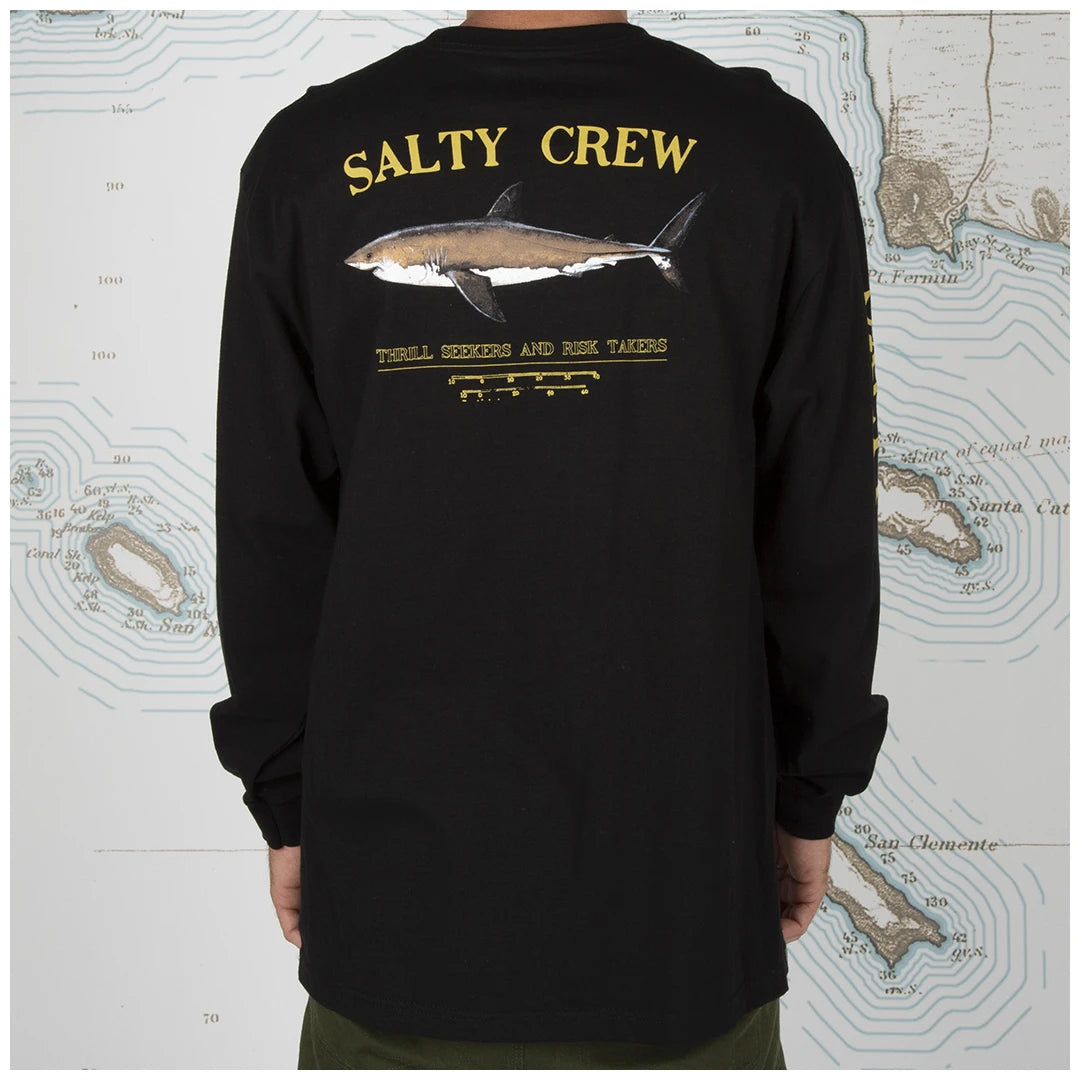Salty Crew Bruce L/S Tee Black XL