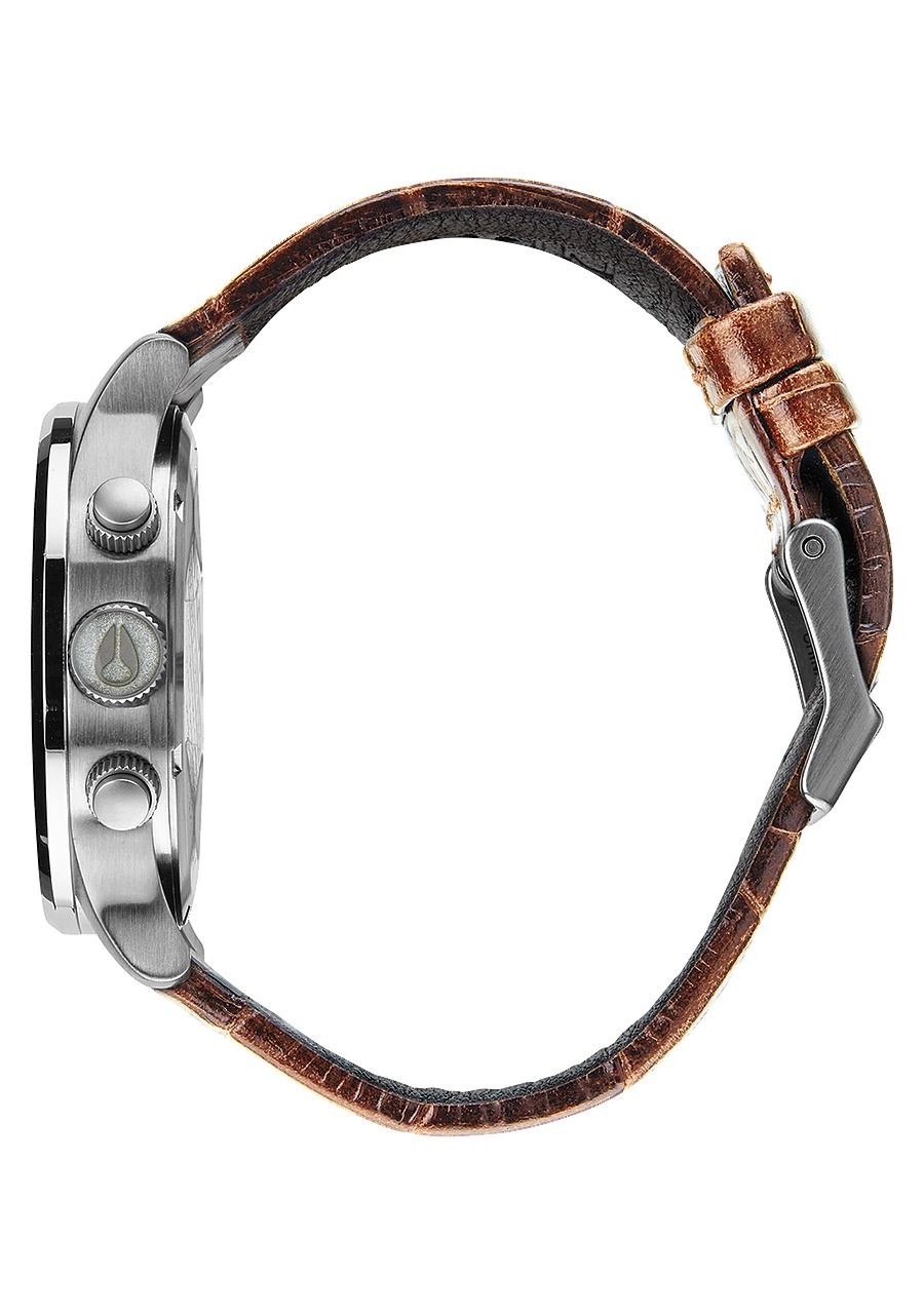 Nixon The Sentry Chrono Leather Watch