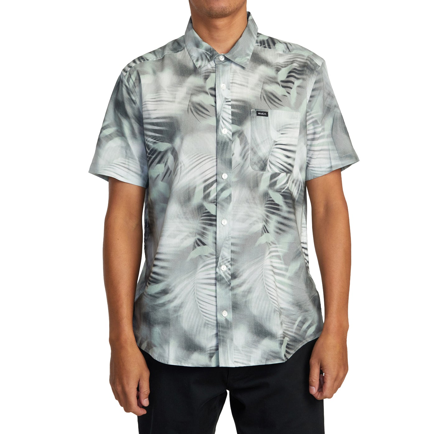 RVCA Spray Palm SS Woven