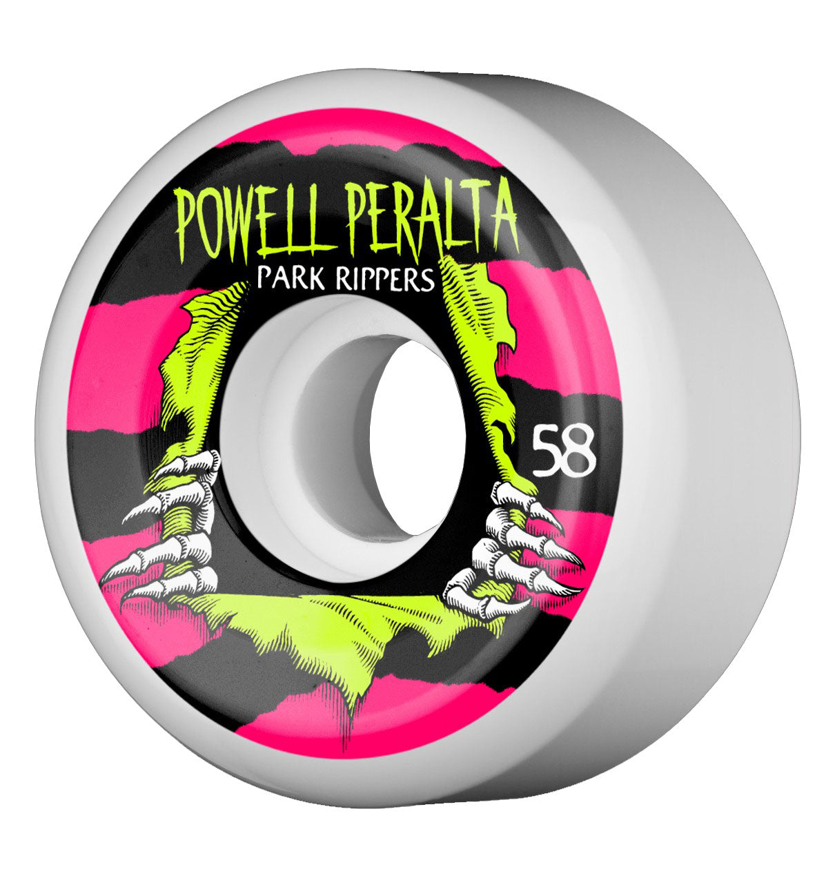 Powell Peralta Park Ripper II Wheels White 58mm