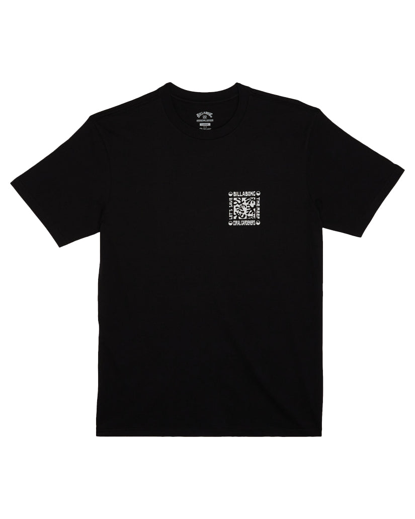 Coral Garden Horizon SS Tee BLK XL