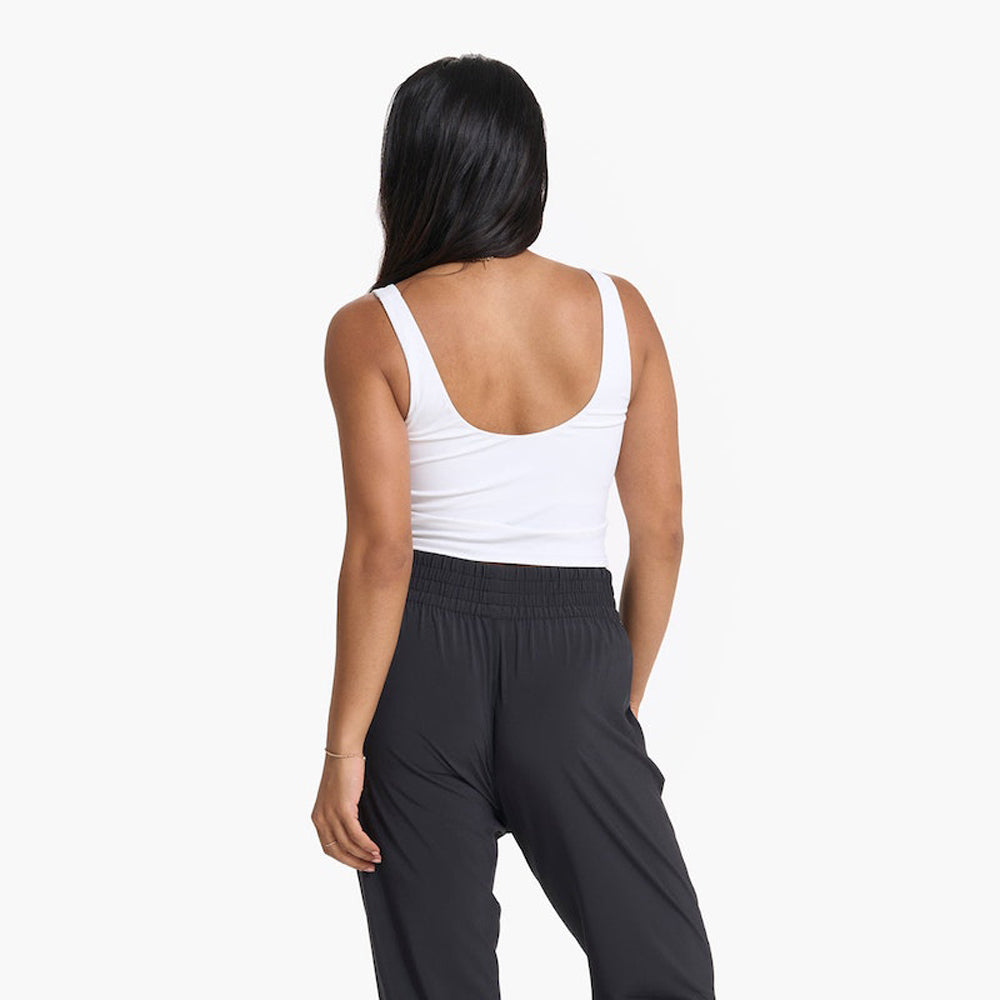 Vuori Daily Crop WHT-White M
