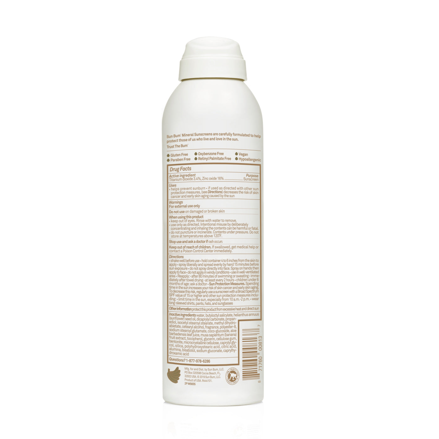 Sun Bum Mineral SPF 50 Spray 6oz