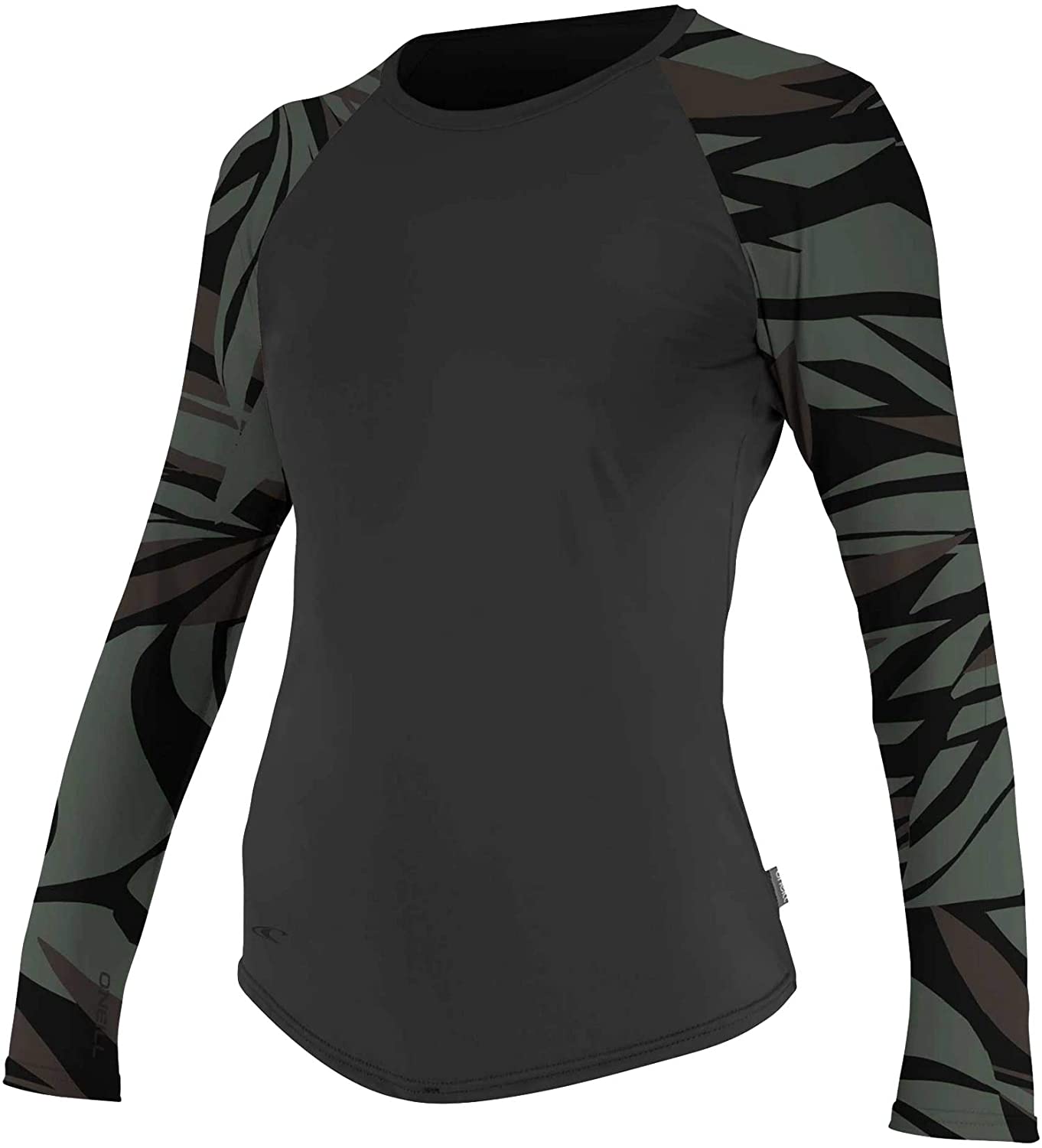 O'Neill Rania Print Long Sleeve Rashguard Sun Shirt Black/Rania S