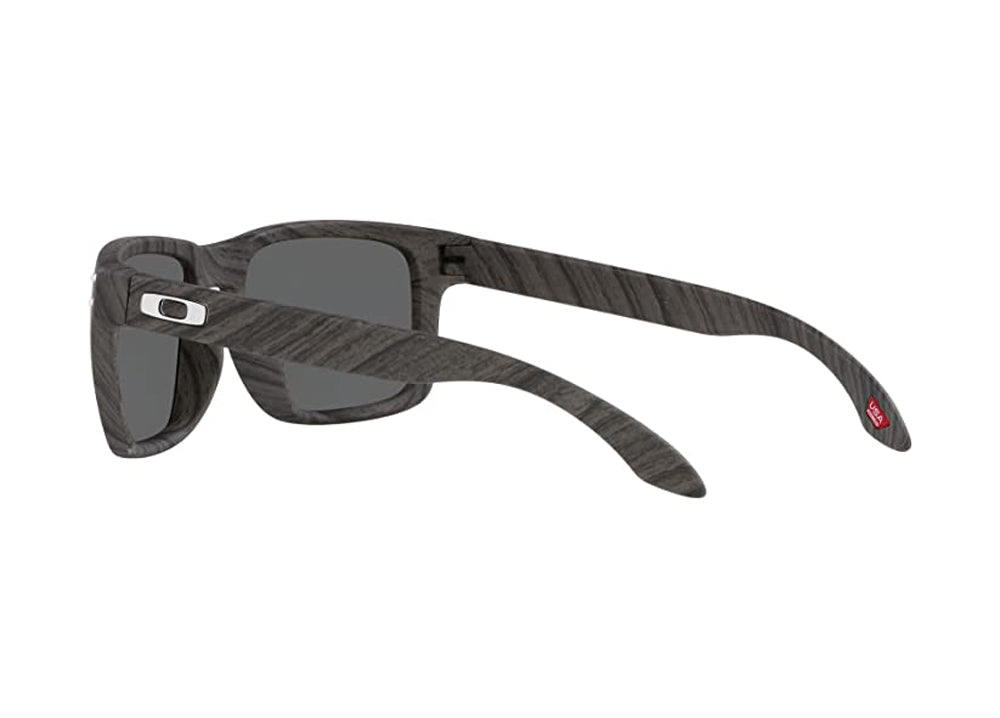 Oakley Holbrook Polarized Sunglasses Woodgrain PrizmBlack Square