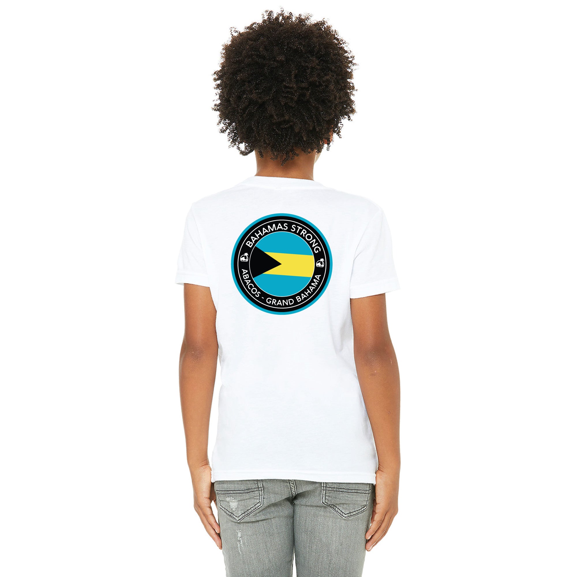Island Water Sports Bahamas Strong Tee White S/S Youth S (6-8)