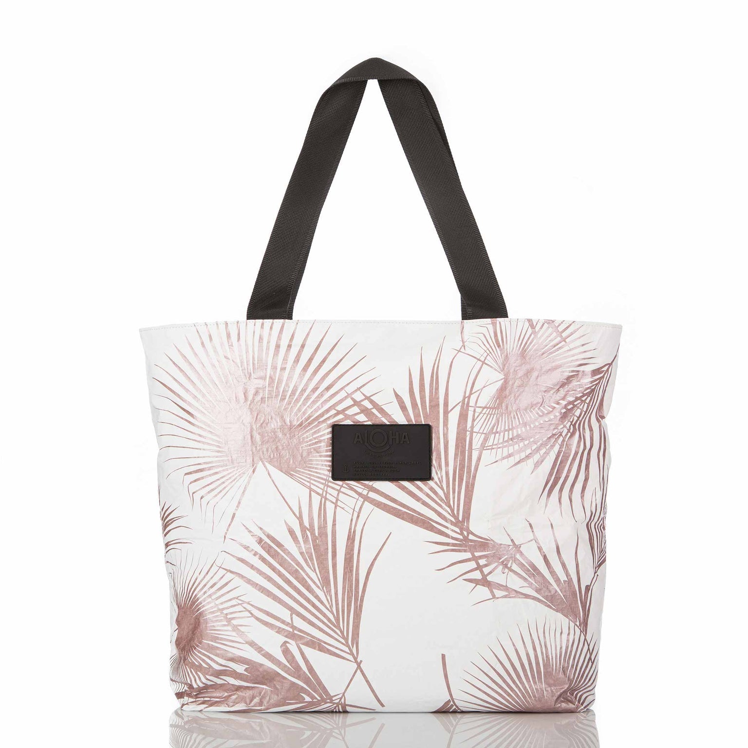 Aloha  Day Tripper Tote Day Palms - Rose Gold OS