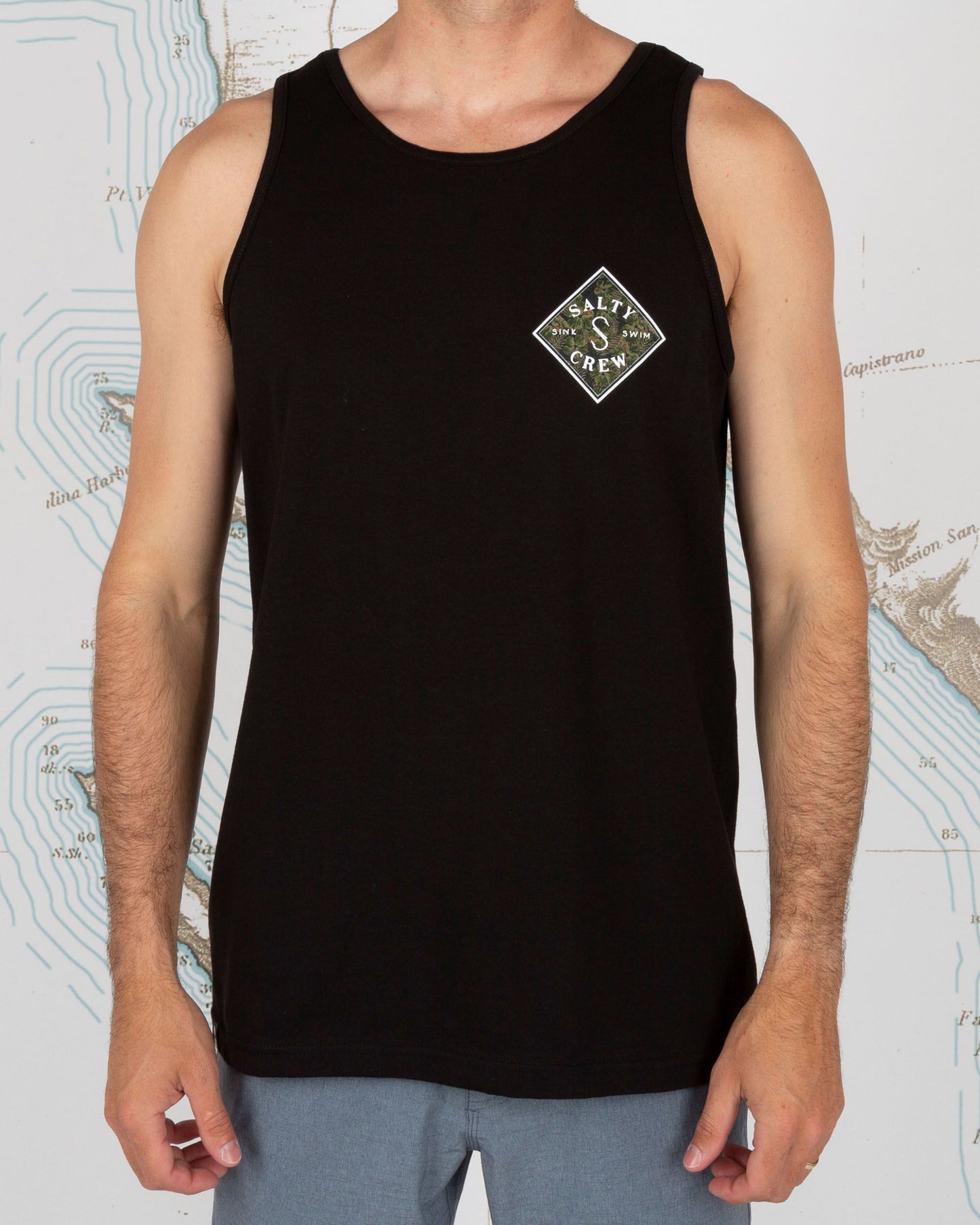 Salty Crew Tippet Tide Tank Black M