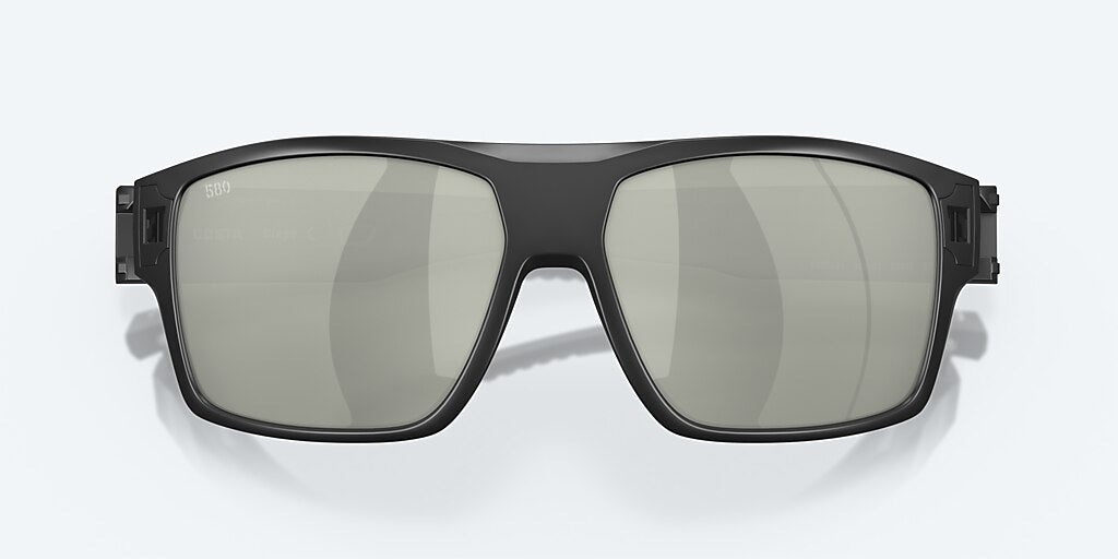 Costa Del Mar Diego Gray Silver Mirror 580G Matte Black